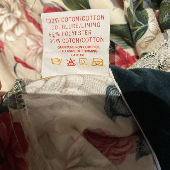 Vintage Little Princess Floral Rose Toddler Girls Dress Lace Size 3 Canada Made - Picture 12 of 12